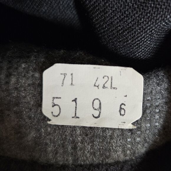 David Taylor Blazer SZ 42L Black Gold Crested Two Button Wool Blend Suit Jacket - Picture 10 of 10